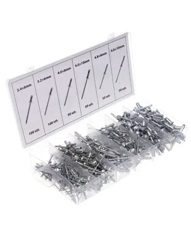 Set de 400 pop-nituri, Tagred TA4096, diferite marimi