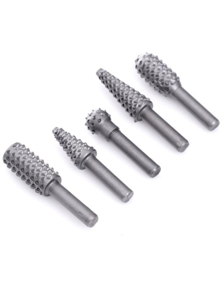 Set 5 freze profilate biax, Tagred TA1137, HSS, pentru lemn si metal, 6.3mm