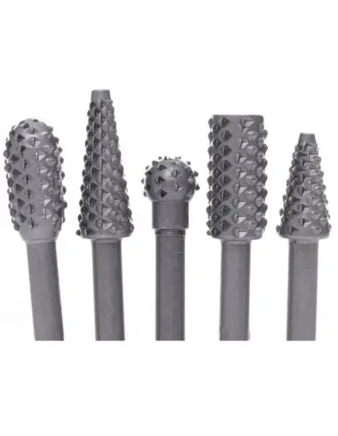 Set 5 freze profilate biax, Tagred TA1137, HSS, pentru lemn si metal, 6.3mm