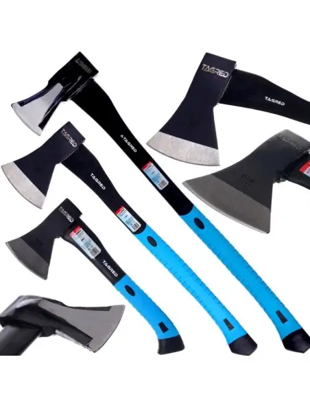 Set de 3 topoare, Tagred TA1415, maner fibra de sticla, 3-1.25-0.6Kg Set de 3 topoare, Tagred TA1415, maner fibra de sticla, 3-1.25-0.6Kg
