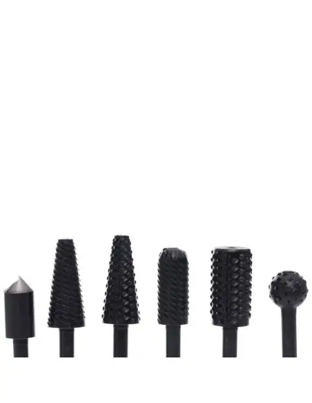 Set de 6 freze HSS biax, Tagred TA1136, pentru lemn si metal, 6mm