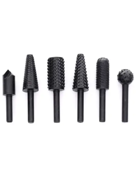 Set de 6 freze HSS biax, Tagred TA1136, pentru lemn si metal, 6mm