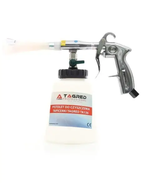 Pistol pneumatic tornador, Tagred TA136, pentru spalare tapiserie