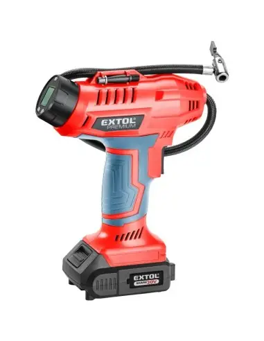 Compresor cu baterie, Extol Premium, 20 V Li-Ion, 2000 mAh, 160 PSI