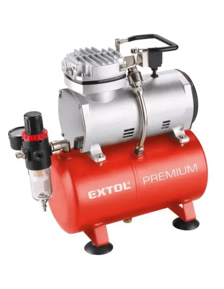 Compresor aer, Extol Premium, cu piston, 150 W, 23 l/min, 6 bar