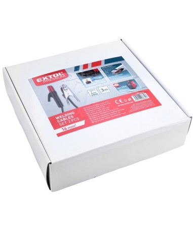 Cabluri de sudura, Extol Premium, clesti 200 A, 3 m Cabluri de sudura, Extol Premium, clesti 200 A, 3 m