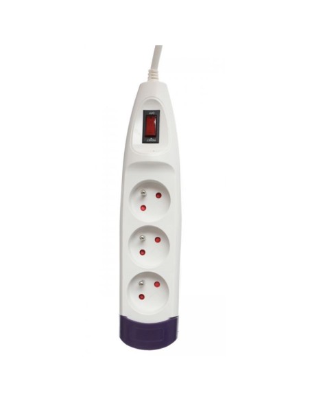 Prelungitor electric, Kraft&Dele, 3 m, 3 prize, comutator de suprasarcina