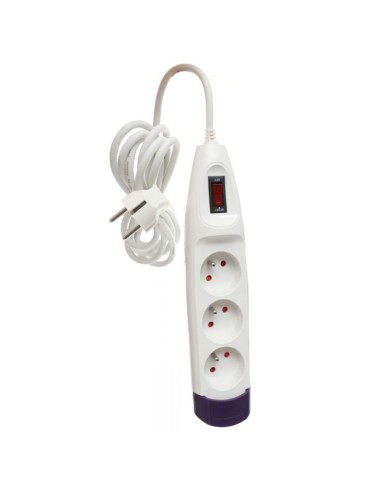Prelungitor electric, Kraft&Dele, 3 m, 3 prize, comutator de suprasarcina
