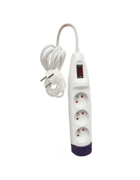 Prelungitor electric, Kraft&Dele, 3 m, 3 prize, comutator de suprasarcina