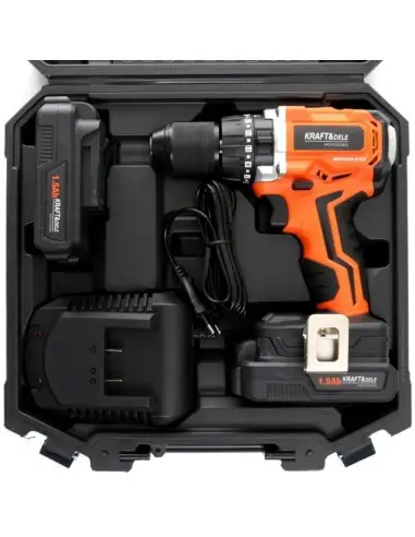 Bormasina cu acumulator, Kraft&Dele KD1728, 20 V, 13 mm, 1.5Ah