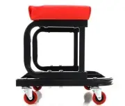 Scaun service auto, Kraft&Dele, cu sertar scule, roti 360 grade