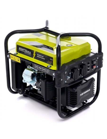 Generator de curent, Kraft&Dele, pe benzina, tip invertor, 2000W, 230V, 4CP