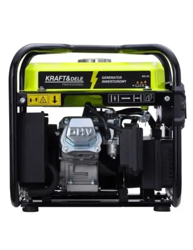 Generator de curent, Kraft&Dele, pe benzina, tip invertor, 2000W, 230V, 4CP