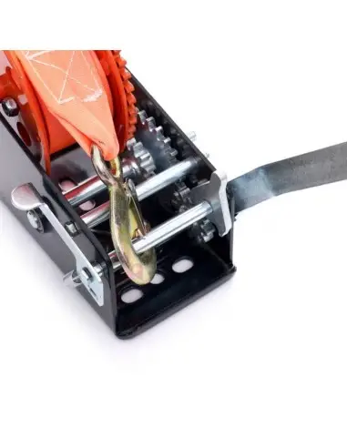Troliu manual, Kraft&Dele, cu centura, 50mm, 10m, 1588kg