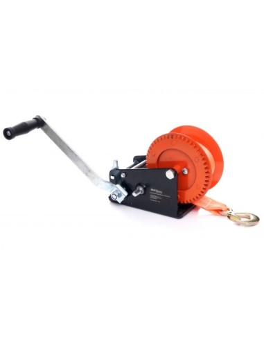 Troliu manual, Kraft&Dele, cu centura, 50mm, 10m, 1588kg