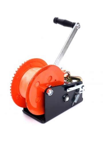 Troliu manual, Kraft&Dele, cu centura, 50mm, 10m, 1588kg