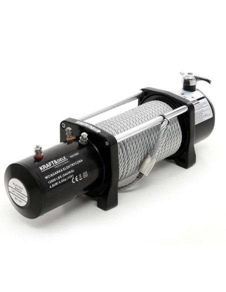 Troliu auto, KraftProfesional, cu telecomanda radio, 12V, 5400kg Troliu auto, KraftProfesional, cu telecomanda radio, 12V, 5400kg