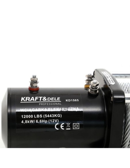 Troliu auto, KraftProfesional, cu telecomanda radio, 12V, 5400kg Troliu auto, KraftProfesional, cu telecomanda radio, 12V, 5400kg