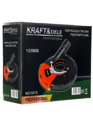 Sistem de aspirare a prafului, Kraft&Dele, pentru polizor unghiular, 115 / 125mm Sistem de aspirare a prafului, Kraft&Dele, pentru polizor unghiular, 115 / 125mm