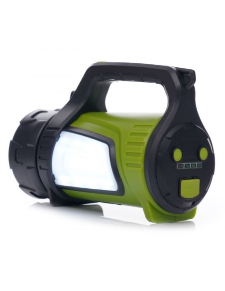 Lanterna T6 LED, Kraft&Dele,cu acumulator, 8A, cu lumini laterale Lanterna T6 LED, Kraft&Dele,cu acumulator, 8A, cu lumini laterale