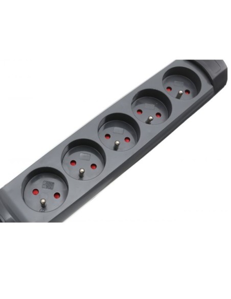 Prelungitor electric cu protectie, Kraft&Dele, 3m, 5 prize Prelungitor electric cu protectie, Kraft&Dele, 3m, 5 prize