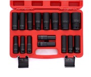 Set 16 chei tubulare, Kraft&DeleKD10531, de impact,10-32mm