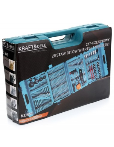 Set burghie, freze, biti, Kraft&Dele, 217 piese