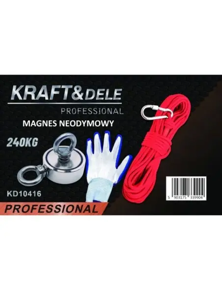 Set magnet de neodim, Kraft&Dele KD10416, 240 kg Set magnet de neodim, Kraft&Dele KD10416, 240 kg