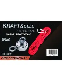 Set magnet de neodim, Kraft&Dele KD10417, 100 kg