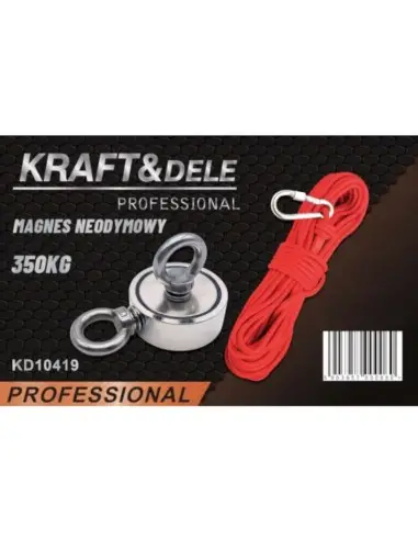 Set magnet de neodim, Kraft&Dele KD10419, 350 kg Set magnet de neodim, Kraft&Dele KD10419, 350 kg