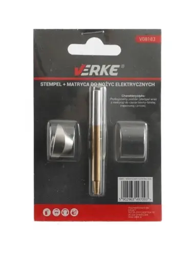 Set poanson si matrita, Verke V08183, pentru taiat tabla Set poanson si matrita, Verke V08183, pentru taiat tabla