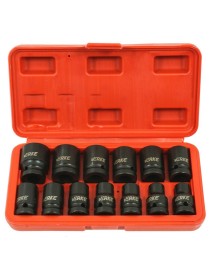 Set 13 chei tubulare, Verke V39461, de impact, 1/2", 10-24 mm