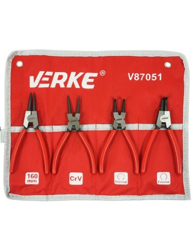 Set 4 clesti, Verke V87051, seger, 160 mm