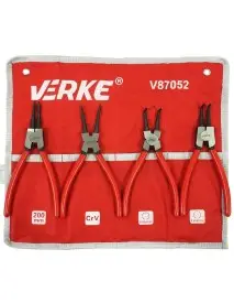 Set 4 clesti, Verke V87052, seger, 200 mm