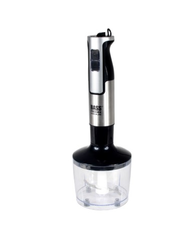 Blender de mana, Bass Polska, 800W/1200W, cu tocator si accesorii interschimbabile