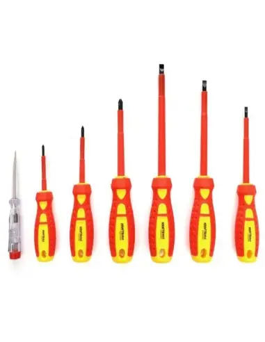 Set surubelnite electrician, Kraft&Dele KD10905, 140 mm, 7 elemente