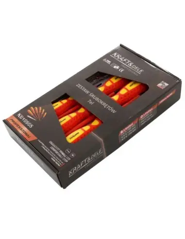 Set surubelnite electrician, Kraft&Dele KD10905, 140 mm, 7 elemente