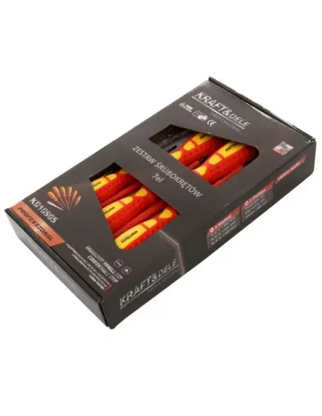 Set surubelnite electrician, Kraft&Dele KD10905, 140 mm, 7 elemente