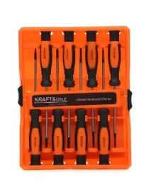 Set surubelnite, Kraft&Dele KD10908, plate, Phillips, Torx, 8 elemente