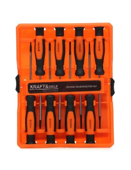 Set surubelnite, Kraft&Dele KD10908, plate, Phillips, Torx, 8 elemente Set surubelnite, Kraft&Dele KD10908, plate, Phillips, Torx, 8 elemente