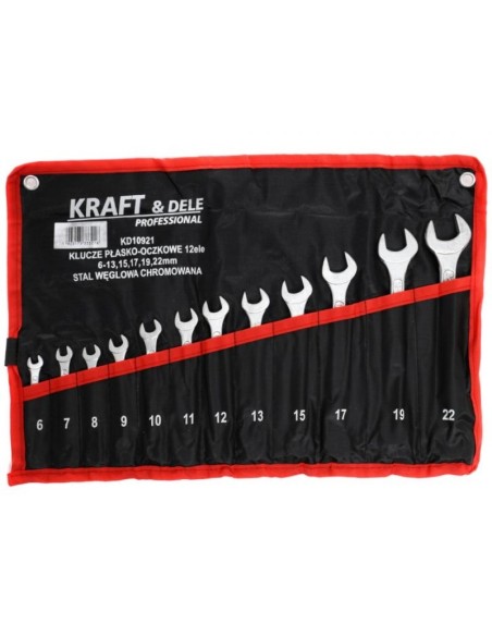 Set chei combinate, Kraft&Dele KD10921, 6-22 mm, 12 piese