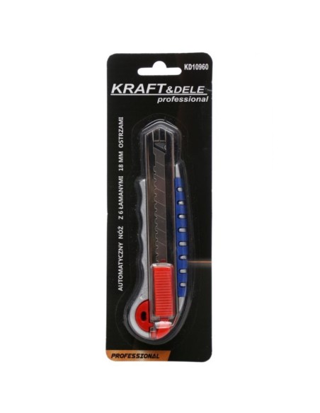 Cutter, Kraft&Dele KD10960, cu 6 lame, 8 mm, din otel carbon