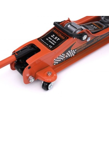 Cric hidraulic, Kraft&Dele KD1306, cu profil redus, 2500 kg, 80-360 mm