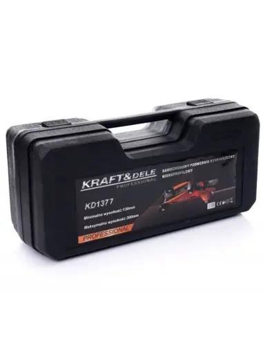 Cric hidraulic, Kraft&Dele KD1377, cu profil scazut, 2 T, 130-300 mm