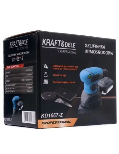 Slefuitor excentric, Kraft&Dele KD1667-Z, 12000 rpm, 1200W