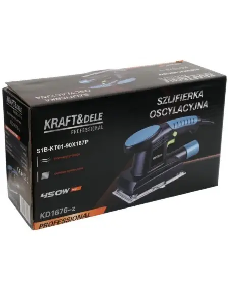 Slefuitor orbital, Kraft&Dele KD1676-Z, 11000 rpm, 450W, 1,5 kg