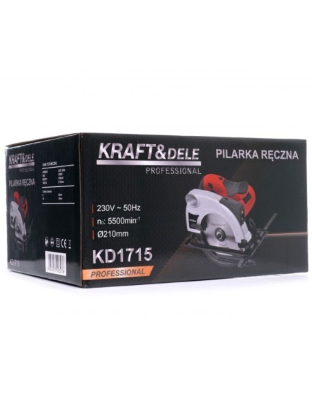 Ferastrau circular, Kraft&Dele KD1715, 5500 rpm, 2400W, 185 mm Ferastrau circular, Kraft&Dele KD1715, 5500 rpm, 2400W, 185 mm