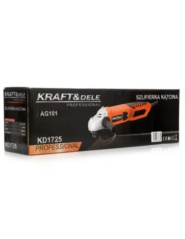 Polizor unghiular, Kraft&Dele KD1725, 2900W, 6000 rpm, 230 mm