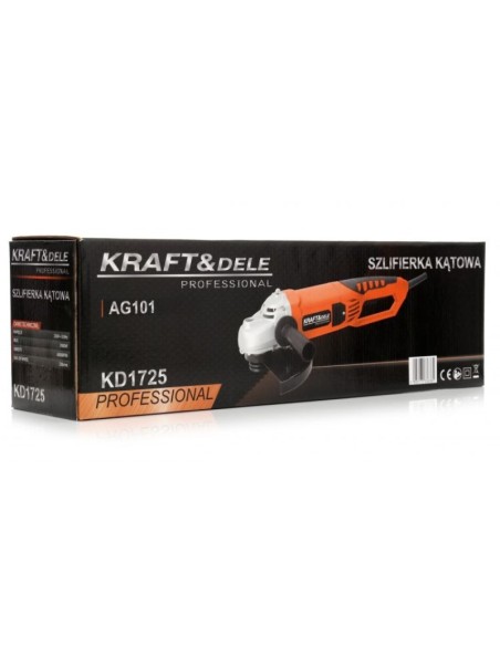 Polizor unghiular, Kraft&Dele KD1725, 2900W, 6000 rpm, 230 mm