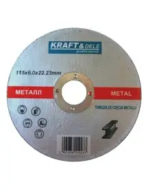 Disc debitare metal, Kraft&Dele KD1942, 115 x 6.0 x 22.23 mm